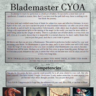 Image For Post Blademaster CYOA by TheJungleDragon