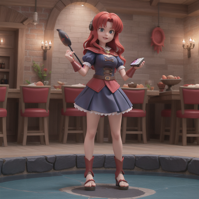Image For Post Anime, witch, gladiator, virtual reality, seafood restaurant, hero, HD, 4K, AI Generated Art
