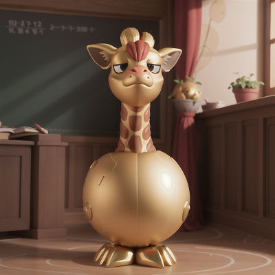 Image For Post Anime, school, gladiator, giraffe, golden egg, griffin, HD, 4K, AI Generated Art