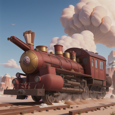 Image For Post Anime, avalanche, pterodactyl, wild west town, train, pharaoh, HD, 4K, AI Generated Art