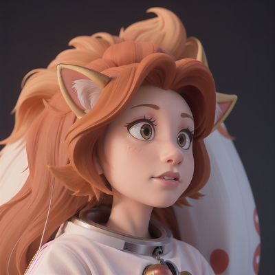 Image For Post Anime, circus, scientist, astronaut, fox, lion, HD, 4K, AI Generated Art