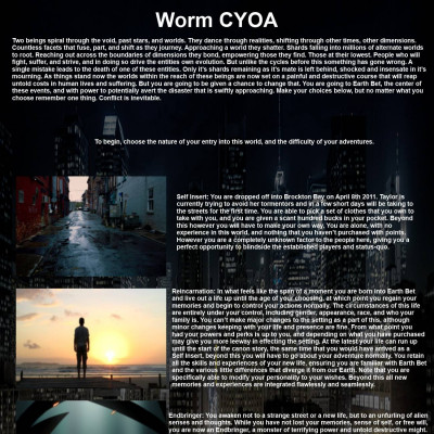 Image For Post Worm CYOA V1