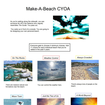 Image For Post Make-A-Beach CYOA by LicksMackenzie