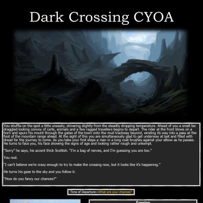 Image For Post Dark Crossing v1.1 CYOA by scottishanon
