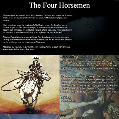 Image For Post The Four Horsemen CYOA
