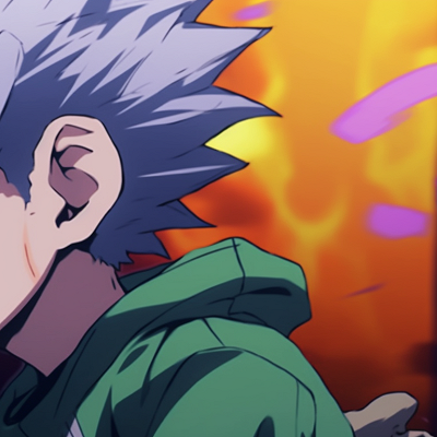 Image For Post | Gon and Killua ready for combat, dynamic poses and intense looks. gon and killua matching pfp gif pfp for discord. - [gon and killua matching pfp, aesthetic matching pfp ideas](https://hero.page/pfp/gon-and-killua-matching-pfp-aesthetic-matching-pfp-ideas)