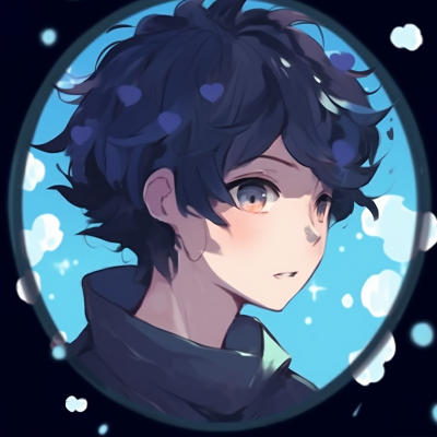 Image For Post | Two characters with stars in their eyes, distinct blue hues and dreamy aura. aesthetic pfp discord in blue pfp for discord. - [matching pfp discord, aesthetic matching pfp ideas](https://hero.page/pfp/matching-pfp-discord-aesthetic-matching-pfp-ideas)