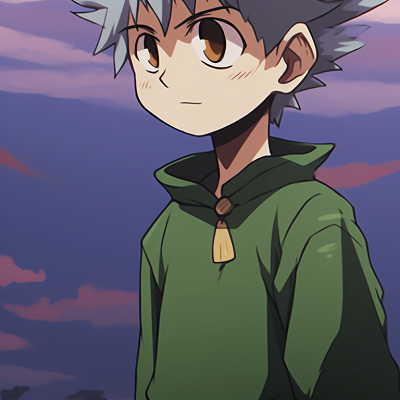 Image For Post | Gon and Killua sitting on a rooftop, cool colors and cityscape in the background. cool gon vs killua matching pfp pfp for discord. - [gon and killua matching pfp, aesthetic matching pfp ideas](https://hero.page/pfp/gon-and-killua-matching-pfp-aesthetic-matching-pfp-ideas)