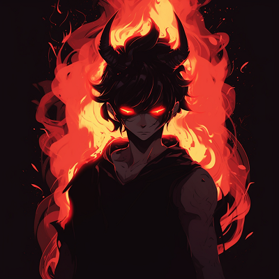 Image For Post | Image of a demon with a sultry gaze, defined features and cool color palette. anime demon pfp aesthetics pfp for discord. - [Anime Demon PFP Collection](https://hero.page/pfp/anime-demon-pfp-collection)