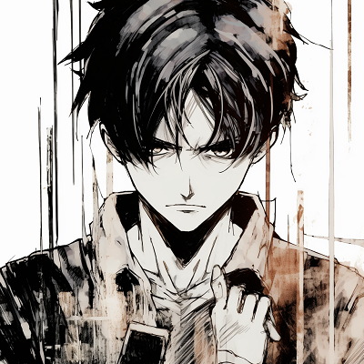Image For Post | Detail of Levi Ackerman's face with sharp gaze, dynamic composition and fine details. top rated manga anime pfp pfp for discord. - [Manga Anime PFP](https://hero.page/pfp/manga-anime-pfp)