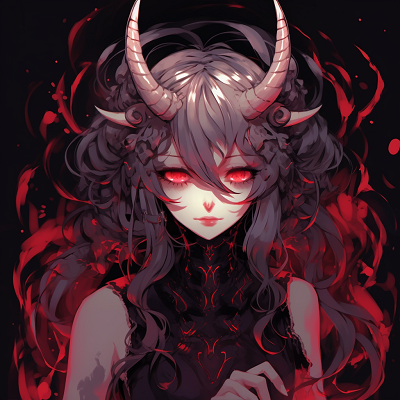 Image For Post | Gothic-inspired anime girl with demon wings; dark tones; high contrast. demonic anime pfp for girls pfp for discord. - [demonic anime pfp](https://hero.page/pfp/demonic-anime-pfp)