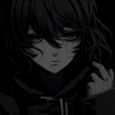 Image For Post Shrouded Anime Boy - mysterious dark anime pfp boy