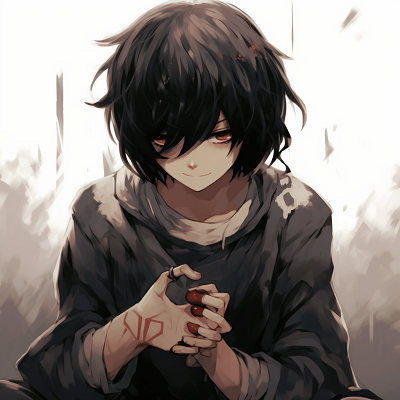 Image For Post | L's face in shadow, enhancing the picture's mystery through creative use of contrasts. outstanding anime pfp art - [Best Anime PFP](https://hero.page/pfp/best-anime-pfp)