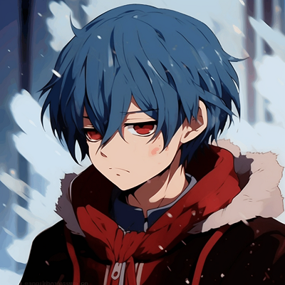 Image For Post | Display of Todoroki's fire and ice powers, dynamic visual appeal, subverting typical fire and ice clichés. captivating anime pfp gifs index - [Center for Anime PFP GIFs Research](https://hero.page/pfp/center-for-anime-pfp-gifs-research)