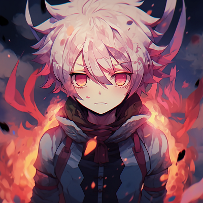 Image For Post | Natsu Dragneel with his fiery aura, vibrant colors and aggressive lines. anime pfp characters - [Best Anime PFP](https://hero.page/pfp/best-anime-pfp)