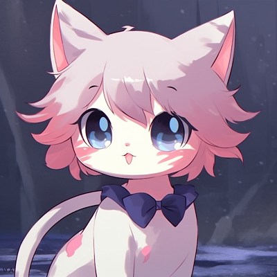 Image For Post | Anime cat girl in a contemplative pose. Soft shading and cool pastel color theme. superb anime cat pfp ideas - [Anime Cat PFP Universe](https://hero.page/pfp/anime-cat-pfp-universe)