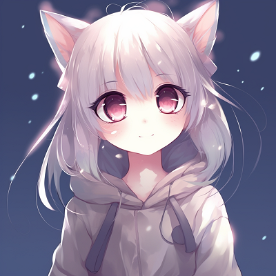 Image For Post | An anime kitten with oversized, gleaming eyes and soft, pastel shading. stylish pfp anime imagery - [cute pfp anime](https://hero.page/pfp/cute-pfp-anime)