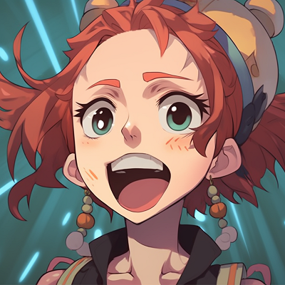 Image For Post | One Piece's Nami sharing a joyous laugh, strong outlines and bright, cartoony colors. girls with hilarious anime pfps - [Funny Anime PFP Gallery](https://hero.page/pfp/funny-anime-pfp-gallery)