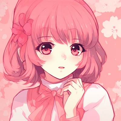 Image For Post | Ranma under a shower of cherry blossoms, traditional art style with a soft pink color palette. aesthetic pink anime pfps - [Pink Anime PFP](https://hero.page/pfp/pink-anime-pfp)