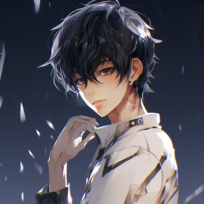 Image For Post | Anime boy with cybernetic enhancements and metallic textures. anime pfp boy styles - [Anime Pfp Boy](https://hero.page/pfp/anime-pfp-boy)