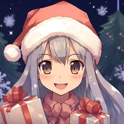 Image For Post | Anime elf character with a festive background, whimsical style and cool tones. cute christmas anime pfp - [christmas anime pfp](https://hero.page/pfp/christmas-anime-pfp)
