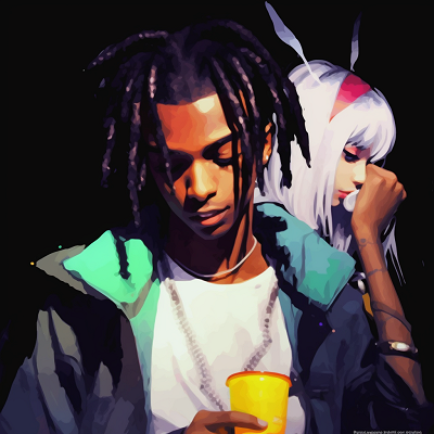 Image For Post | Carti demonstrating mystical powers, intense energy lines and vivid colors. playboi carti in anime art style - [Playboi Carti PFP Anime Art Collection](https://hero.page/pfp/playboi-carti-pfp-anime-art-collection)