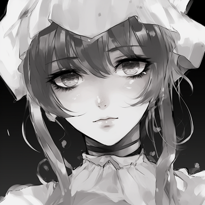 Image For Post | Intricate detailing on the maid's white attire, highlighting the ornate patterns and seams. creative white anime pfp ideas - [White Anime PFP](https://hero.page/pfp/white-anime-pfp)