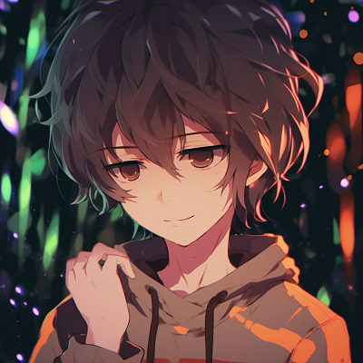 Image For Post | Futuristic Anime boy in shades of blue, emphasizing on saturated colors and bold lines. pfp anime with aesthetic feel - [Aesthetic PFP Anime Collection](https://hero.page/pfp/aesthetic-pfp-anime-collection)