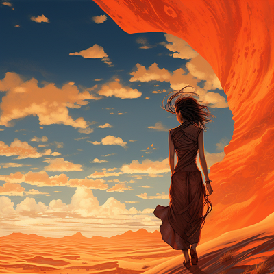 Image For Post Beneath the Surface Shōnen Desert Sand Dunes - Wallpaper
