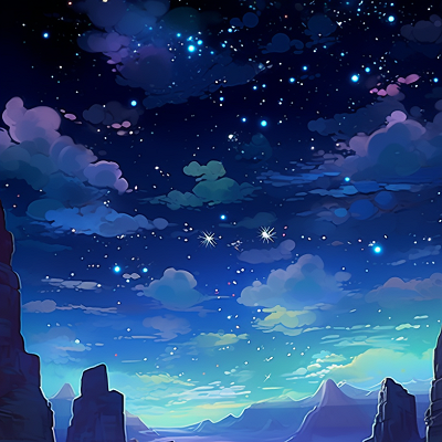 Image For Post Desert Nights Manga Stars - Wallpaper
