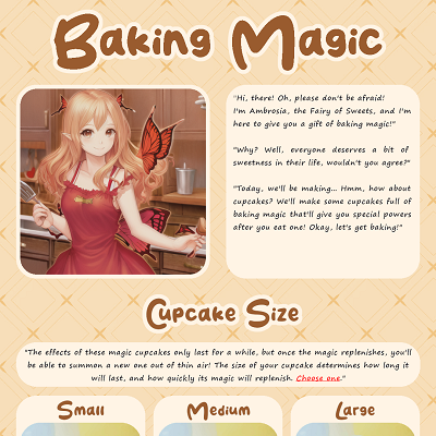 Image For Post Fairy Sisters Part 1 - Baking Magic CYOA by SillyLittleCYOAFairy