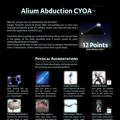Image For Post Alium Abduction CYOA by The Scientist