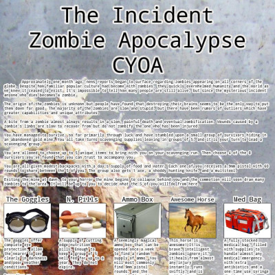 Image For Post The Incident Zombie Apocalypse CYOA by Bustiest Amazon