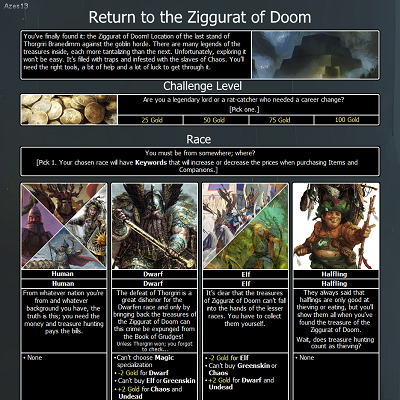 Image For Post Return to the Ziggurat of Doom CYOA by Azes13