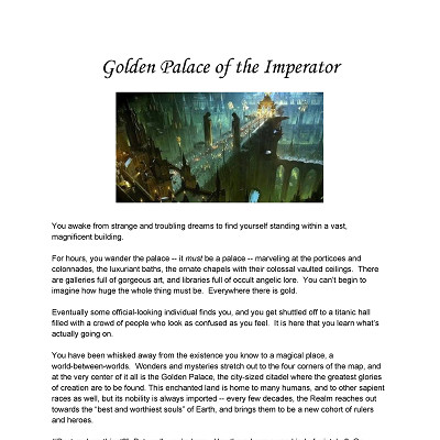 Image For Post Golden Palace of the Imperator CYOA by MithradatesExcelsior