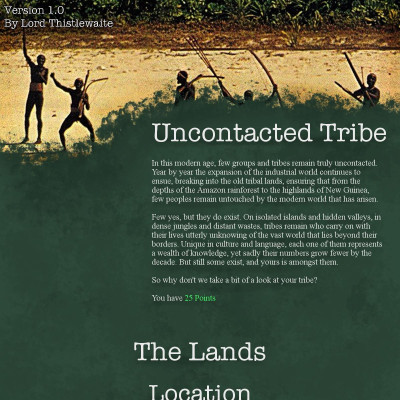 Image For Post Uncontacted Tribe CYOA by LordThistlewaite