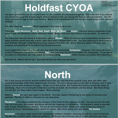 Image For Post Holdfast CYOA from /tg/