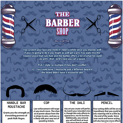 Image For Post The Barber Shop CYOA by LordCYOA