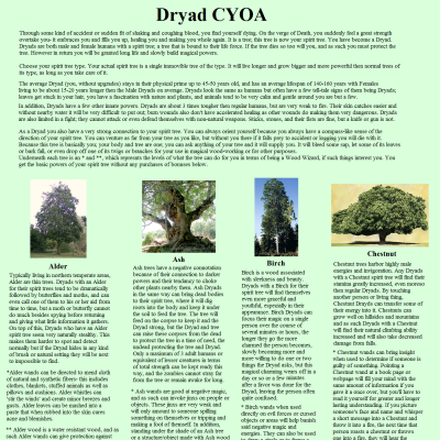Image For Post Dryad CYOA from /tg/
