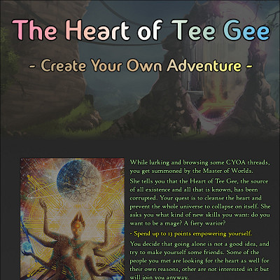 Image For Post The Heart of Tee Gee CYOA by Arena Master