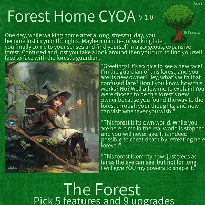 Image For Post Forest Home CYOA by Drawsstuff