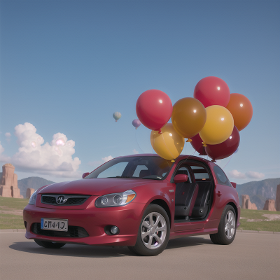 Image For Post Anime, teleportation device, balloon, car, scientist, camera, HD, 4K, AI Generated Art