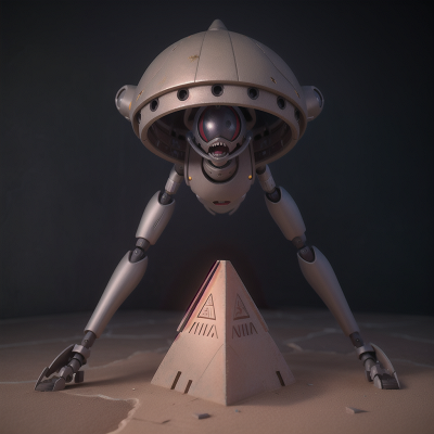 Image For Post Anime, alien, robot, school, pyramid, detective, HD, 4K, AI Generated Art