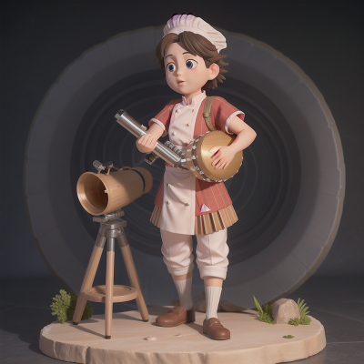 Image For Post Anime, accordion, telescope, crystal, chef, statue, HD, 4K, AI Generated Art