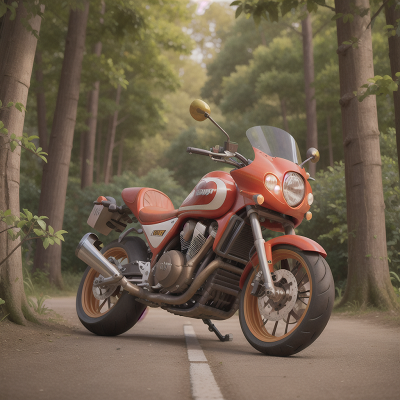 Image For Post Anime, motorcycle, pizza, forest, alligator, maze, HD, 4K, AI Generated Art