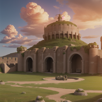 Image For Post Anime, force field, romance, gladiator, medieval castle, tank, HD, 4K, AI Generated Art