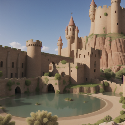 Image For Post Anime, medieval castle, failure, desert oasis, invisibility cloak, flying, HD, 4K, AI Generated Art