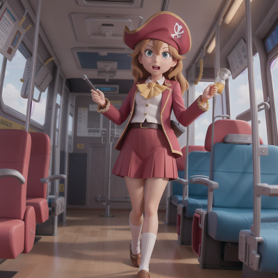 Image For Post Anime, stars, bus, scientist, pirate, detective, HD, 4K, AI Generated Art