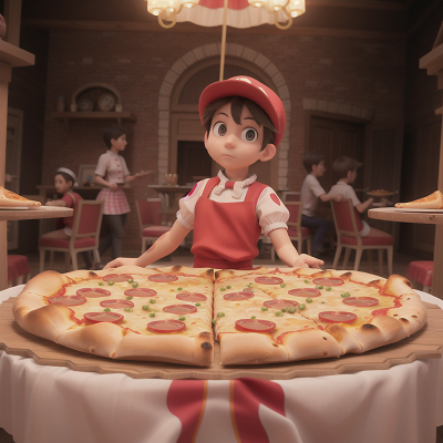 Image For Post Anime, circus, suspicion, exploring, chef, pizza, HD, 4K, AI Generated Art