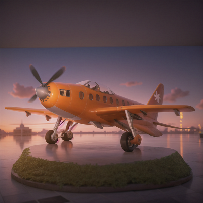 Image For Post Anime, airplane, maze, sunset, museum, crystal, HD, 4K, AI Generated Art